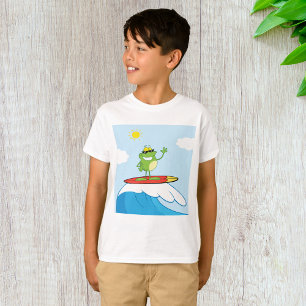 Frog Surfing On A Wave T-Shirt
