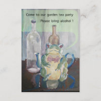 frog tea party