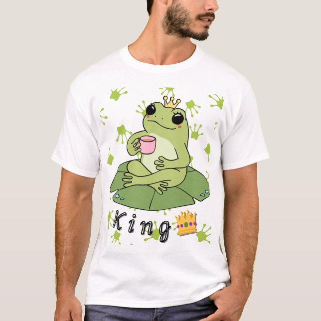 Frog the king hoodie T-Shirt (Front)