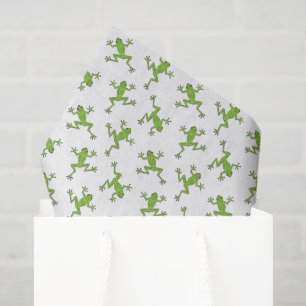 Frog Tissue Paper, Pond Animal Decoupage Paper