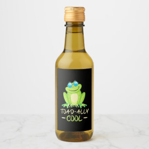 Frog Toadally Cool Wine Label