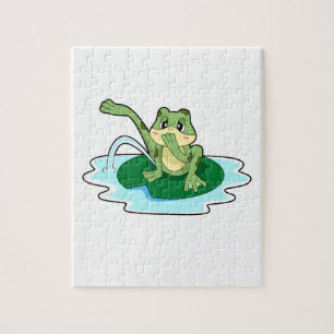 Frog Toilet Jigsaw Puzzle