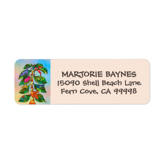 Frog Tree of Life Watercolor Return Address