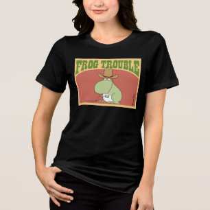 FROG TROUBLE by Sandra Boynton Official Apparel Tri-Blend Shirt