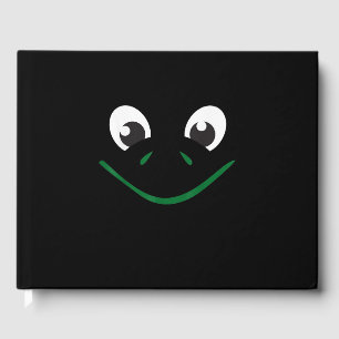 Frog Turtle Face Cute Kids Halloween Costume Guest Book