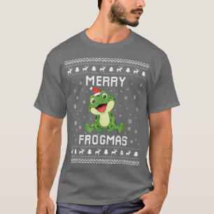Frog Ugly Christmas Sweater Frog Lover Holiday Pre