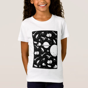 Frog universe black and white T-Shirt