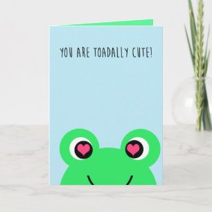 Frog Valentine's Day Card