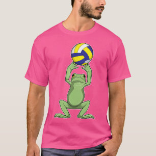 Frog Volleyball Volleyball Player Sports T-Shirt