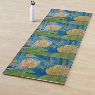 Frog & Waterlilies Yoga Mat