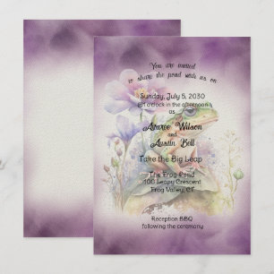 Frog Wedding Invitation