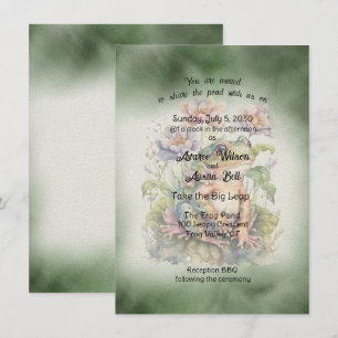 Frog Wedding Invitation