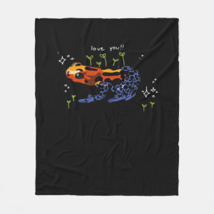 Frog Who Loves You! Fleece Blanket