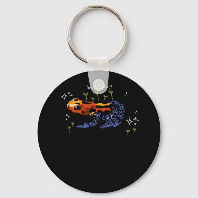 Frog Who Loves You! Key Ring (Front)