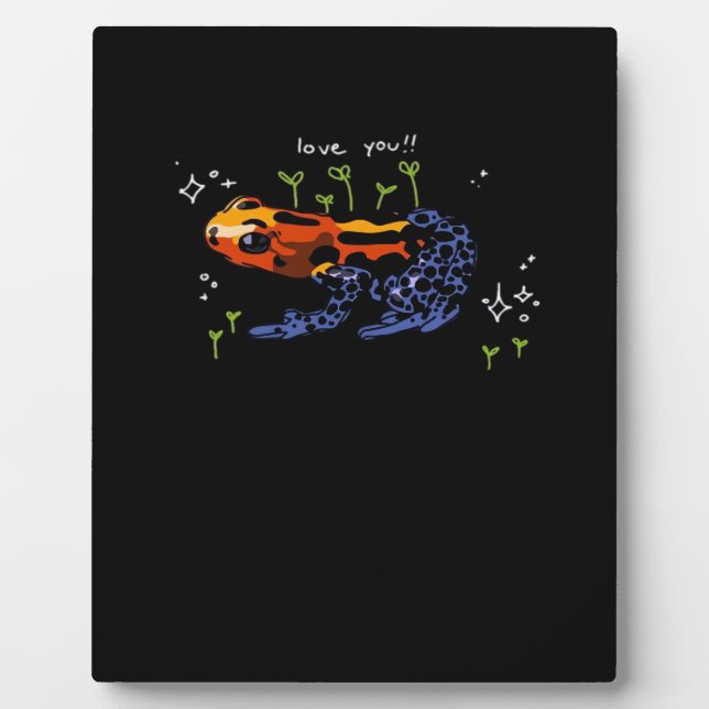 Frog Who Loves You! Plaque (Front)