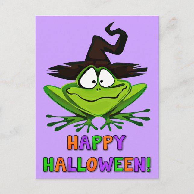 FROG WITCH POSTCARD (Front)