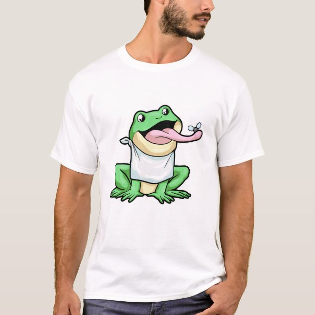 Frog with Beetle T-Shirt (Front)