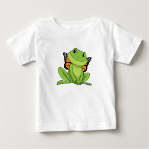Frog with Butterfly Baby T-Shirt