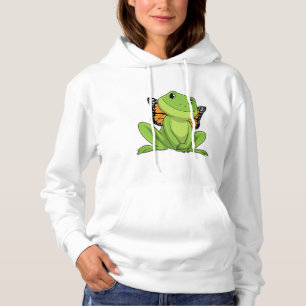 Frog with Butterfly Hoodie