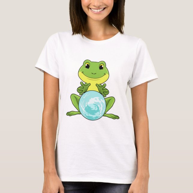 Frog with Crystal ball T-Shirt (Front)