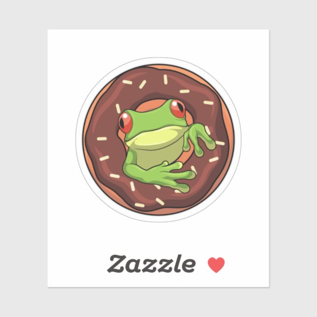 Frog with Donut (Sheet)