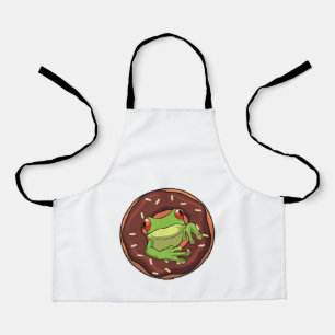 Frog with Donut Apron