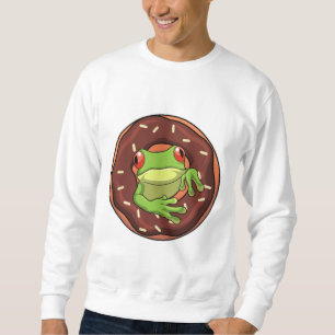 Frog with Donut Sweatshirt