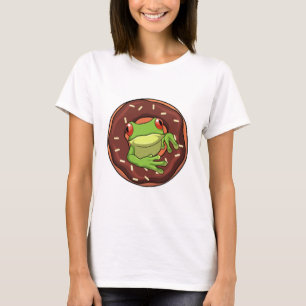 Frog with Donut T-Shirt