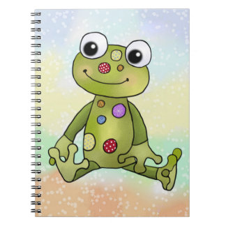 Frog with dots notebook