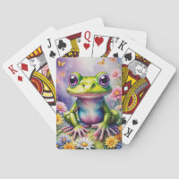 Frog With Flower Digital Art