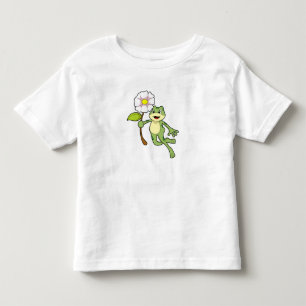 Frog with Flower.PNG Toddler T-Shirt
