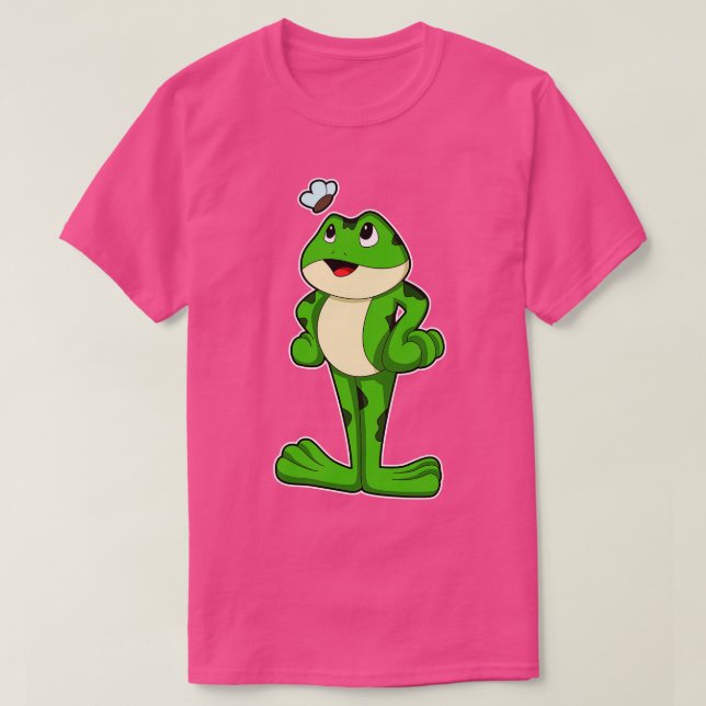 Frog with Fly T-Shirt (Design Front)