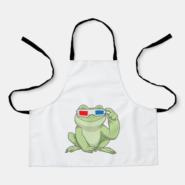 Frog with Glasses Apron (Front)