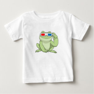 Frog with Glasses Baby T-Shirt