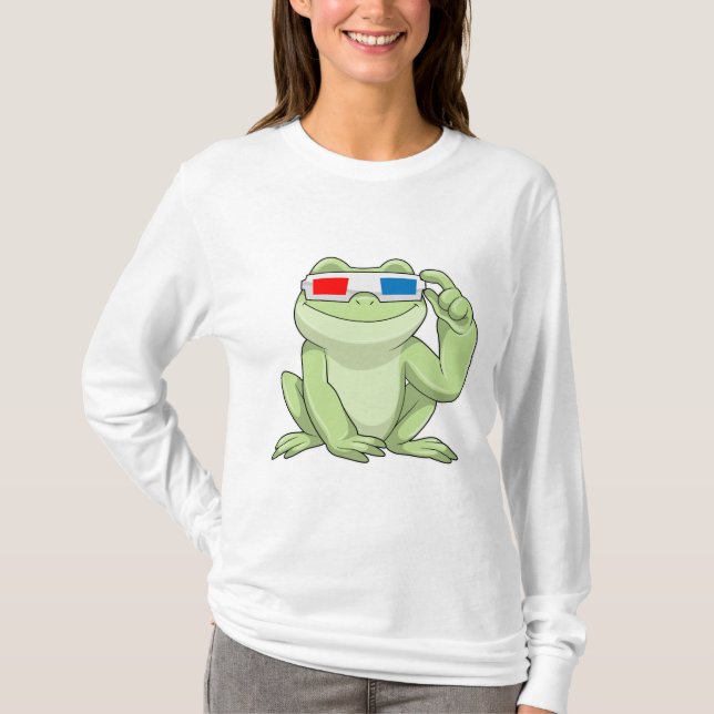 Frog with Glasses T-Shirt (Front)