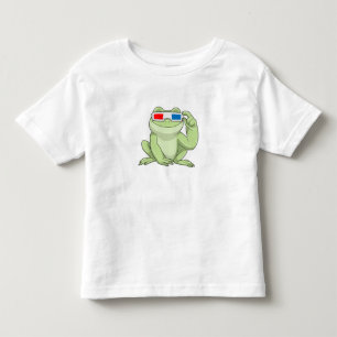 Frog with Glasses Toddler T-Shirt