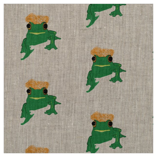 Frog with Hair Fabric (Swatch)