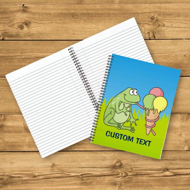 Frog with Icecream Notebook (Creator Uploaded)