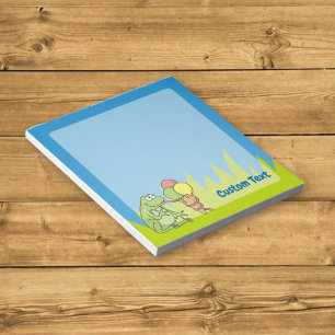 Frog with Icecream Notepad
