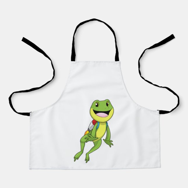 Frog with Jetpack Apron (Front)