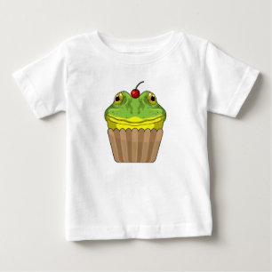 Frog with Muffin Baby T-Shirt