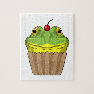Frog with Muffin Jigsaw Puzzle