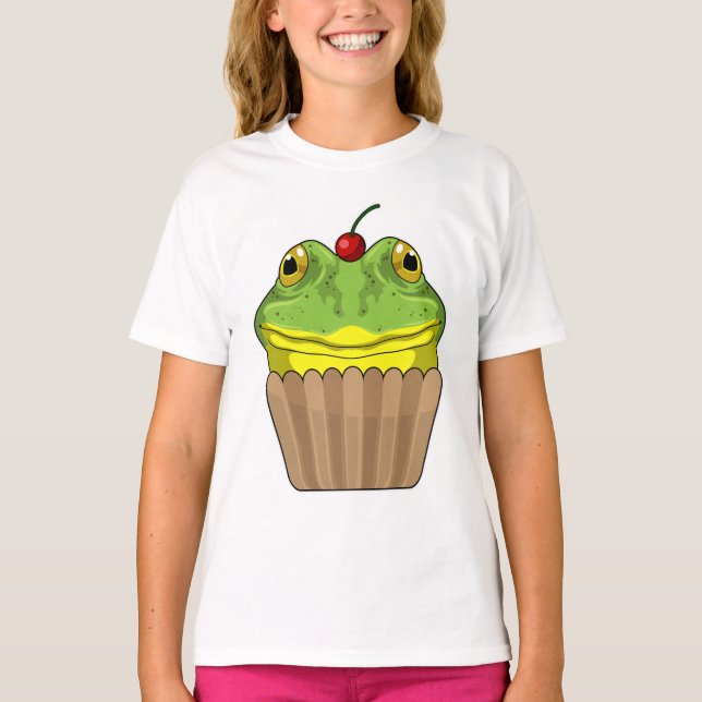 Frog with Muffin T-Shirt (Front)