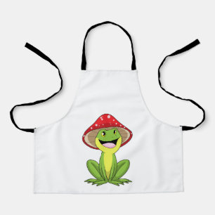 Frog with Mushroom Apron