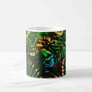 Frog with mushroom Cottagecore Hand Drawn Style Coffee Mug