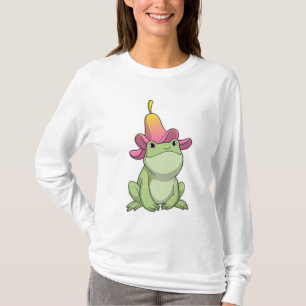 Frog with Plumeria T-Shirt