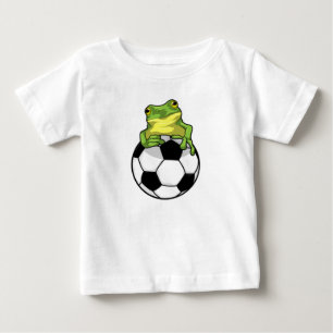 Frog with Soccer ball Baby T-Shirt