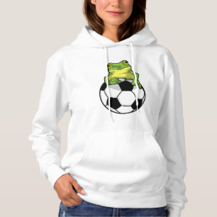 Frog with Soccer ball Hoodie