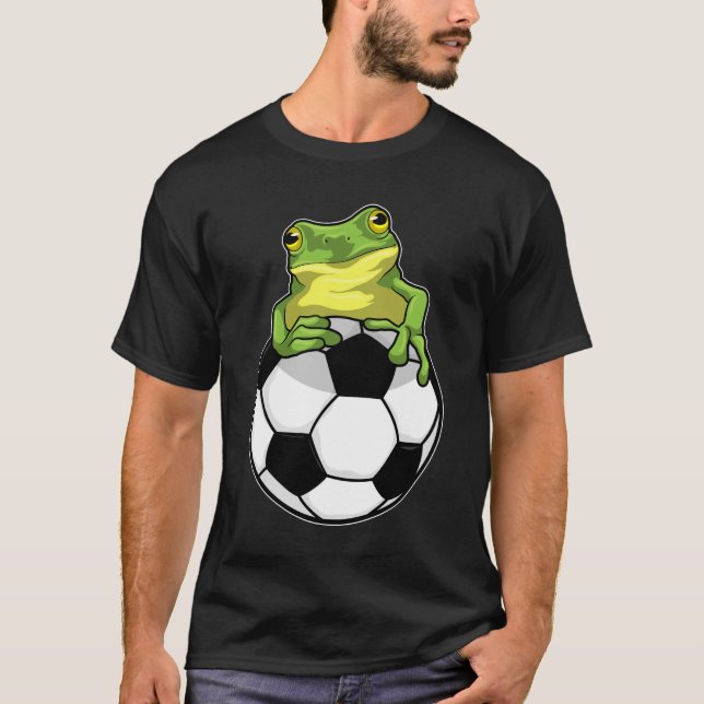 Frog with Soccer ball T-Shirt (Front)