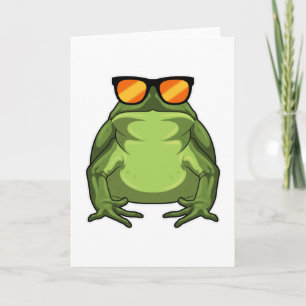 Frog with Sunglasses Card